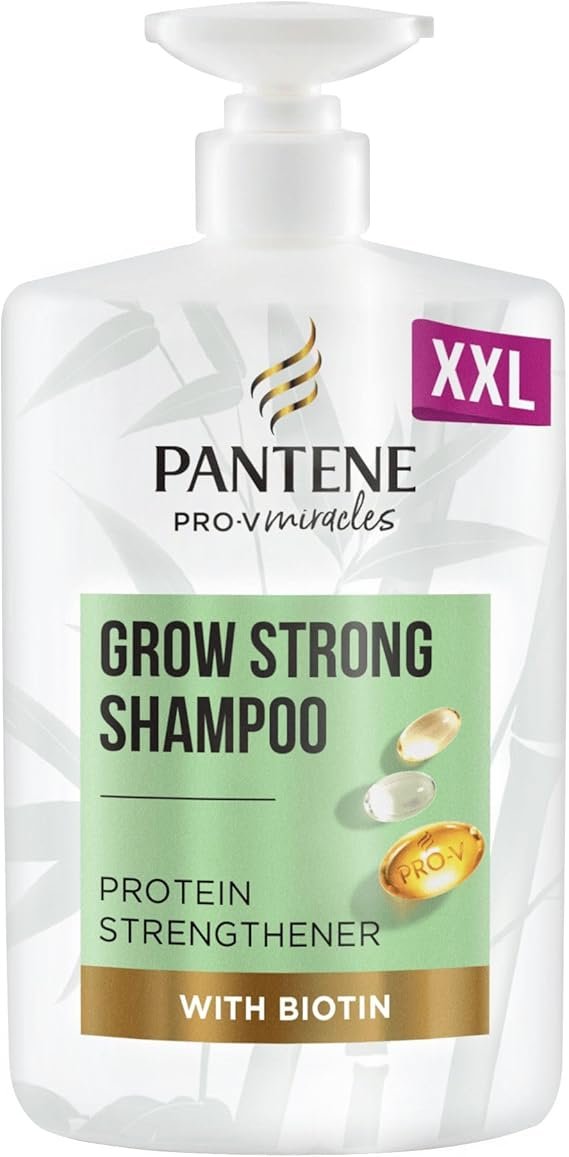 Pantene Biotin&Bamboo Shampoo,Grow Strong
