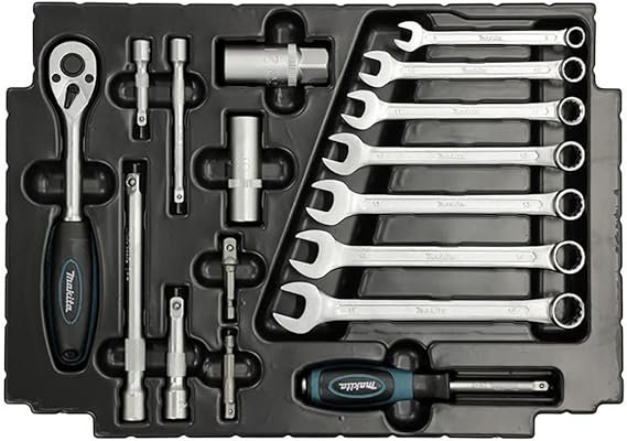 Makita E-08713 120 Piece Maintenance Set Supplied in a Makpac Case