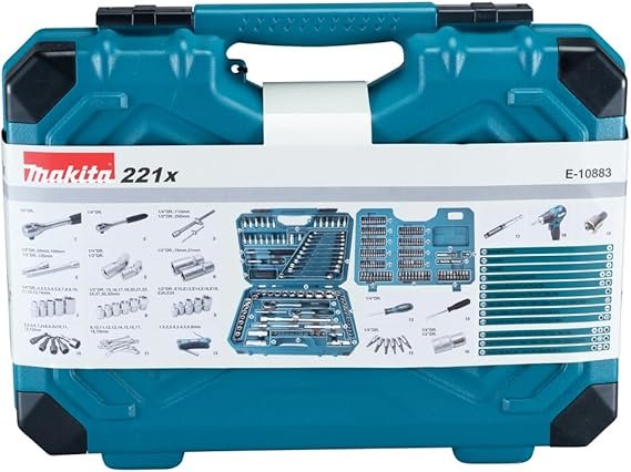 Makita E-10883 221 Piece Maintenance Set