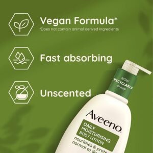 Aveeno Daily Moisturising Body Lotion, With Soothing Oats & Rich Emollients