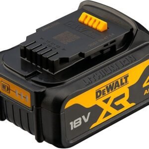 DEWALT DCB182-XJ 18V XR Lithium-Ion Battery, Black/Yellow, 4.0Ah