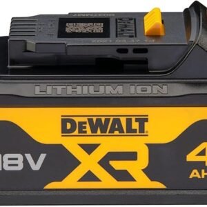 DEWALT DCB182-XJ 18V XR Lithium-Ion Battery, Black/Yellow, 4.0Ah