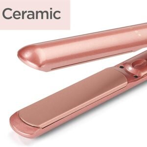 BaByliss Rose Gold Styler Hair Straighteners, Ultra-smooth ceramic plates