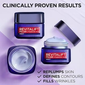 L’Oréal Paris Revitalift Filler Replumping Anti-Ageing Night Cream