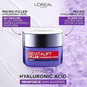 L’Oréal Paris Revitalift Filler Replumping Anti-Ageing Night Cream