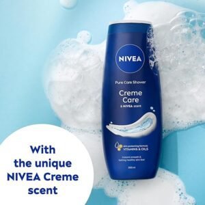 NIVEA Crème Care Shower Cream (500ml, Pack of 6)