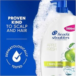 Head & Shoulders Apple Fresh Anti Dandruff Shampoo, 1000ml