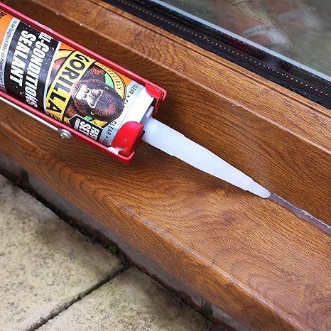 Gorilla 1144110 All Conditions Sealant Silicone Clear 295ml