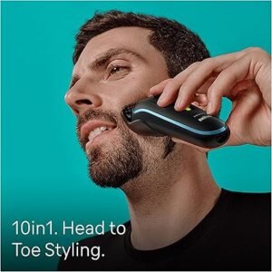 Braun 10-in-1 All-in-One Style Kit Series 5, Male Grooming Kit with Beard Trimmer