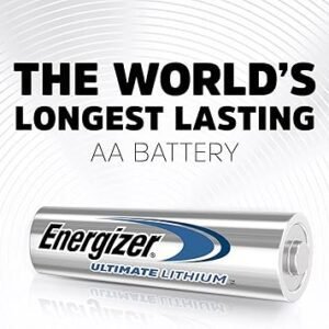 Energizer AA Batteries, Ultimate Lithium, 4 Pack Double A Battery Pack