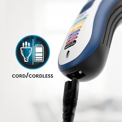 Wahl Colour Pro Cordless Hair Clipper Kit, Neck Duster, Colour Coded Combs, Hair Clippers for Men, Head Shaver, Men's Hair Clipper, Easy Home Haircutting, Family Haircuts
