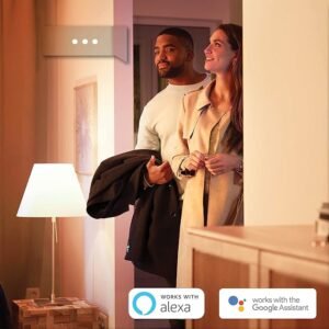 Philips Hue NEW White Smart Light Bulb 60W - 806 Lumen 2 Pack [E27 Edison Screw] With Bluetooth.