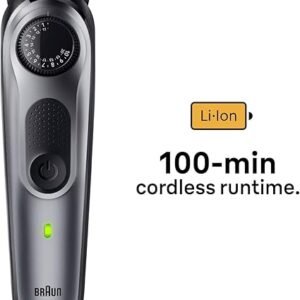 Braun Beard Trimmer Series 5 & Hair Clippers, 40 Length Settings, Rechargeable