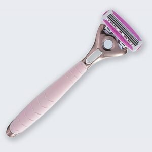 WILKINSON SWORD - Quattro For Women | Premium Metal Rose Gold | Razor Handle + 5 Blade Refills