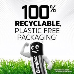 Energizer AA Batteries, Alkaline Power, 16 Pack, Double A Battery Pack