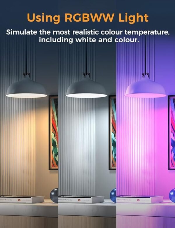 Refoss Smart Light Bulb Alexa b22 Bayonet WiFi Led Bulb 9W with Colour Changing Light, 810LM Dimmable (Warm/Cool) Smart Bulbs Works with Alexa(Echo and Echo Dot), Google Home - 2 Packs