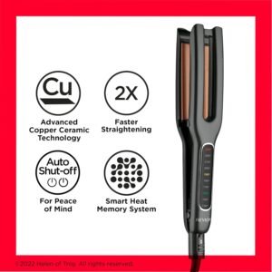 Revlon Double Straight Styling Iron - Salon-Quality Results at Home