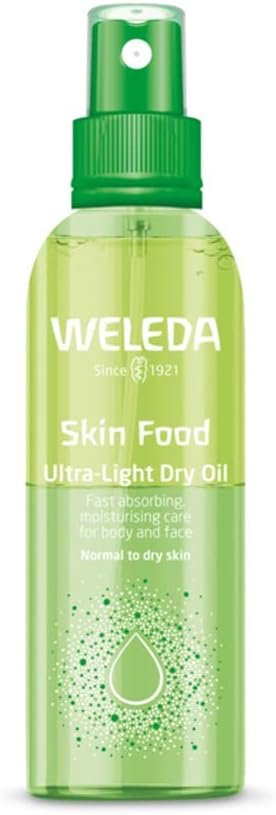 Weleda Skin Food Body Oil, Ultra-Light Dry Oil, Vitamin E, Moisturising Oil For Women & Women