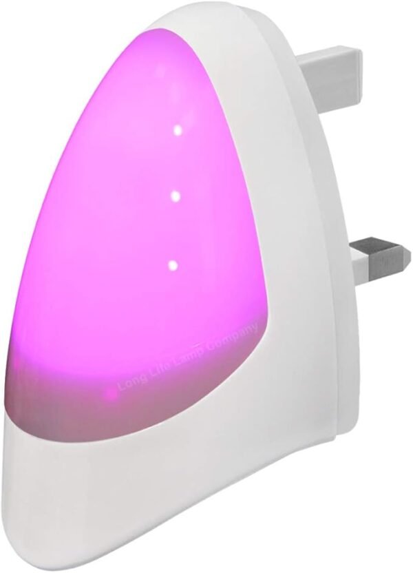 Pink Automatic LED Night Light - Plug in & Energy Saving Dusk 2 Dawn LED Night Light Sensitive Night Light