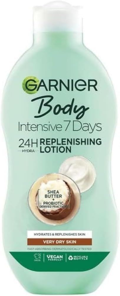 Garnier Intensive 7 Days Shea Butter Body Lotion Dry Skin, with glycerin - 400 ml