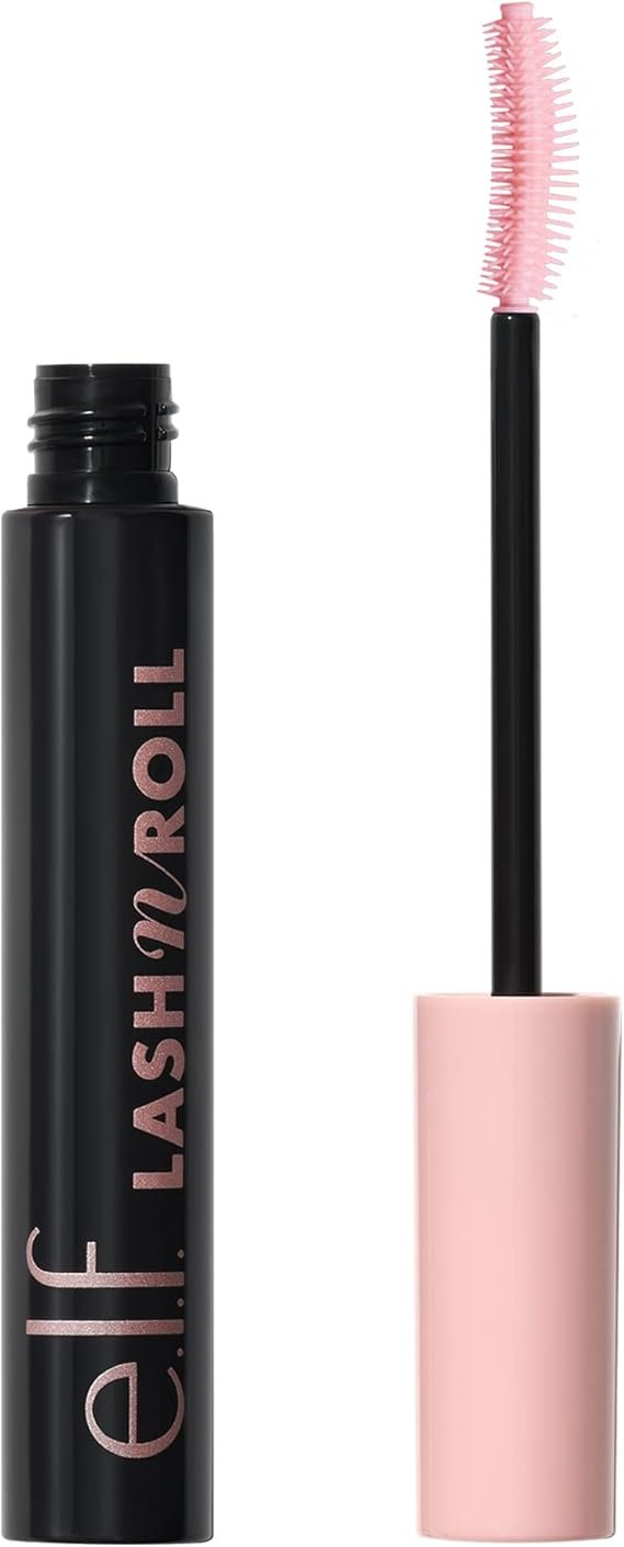 e.l.f. Lash 'N Roll Mascara, Curling Mascara For Visibly Lifted Lashes, Lifts & Separates Lashes.