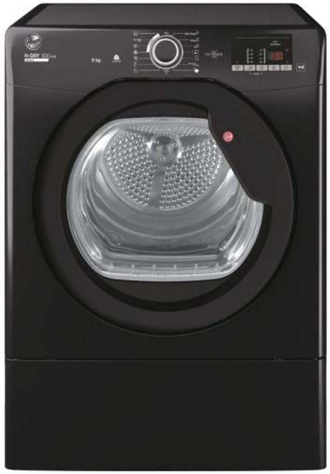 Hoover HLEV9DGB Freestanding Vented Tumble Dryer, Sensor Dry, 9 kg Load, Black
