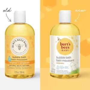 Burt’s Bees Baby Bubble Bath & Body Wash, Gentle Baby Wash For Daily Care, Tear-Free & Paediatrician-Tested, 354.8ml