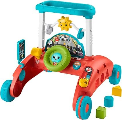 Fisher-Price 2-Sided Steady Speed Baby Walker Push Along