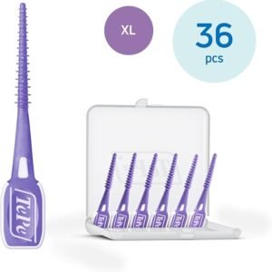 TePe EasyPick Toothpicks, Purple, ISO XL, 36pcs, Plaque Remover, efficient Clean Between The Teeth,