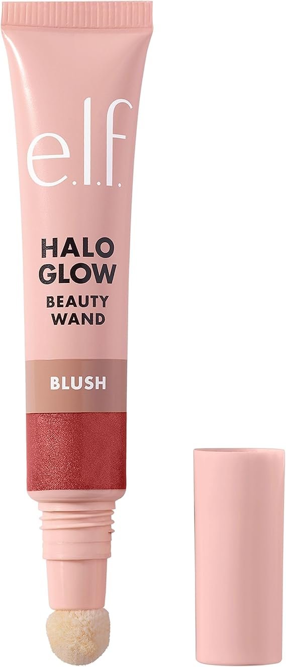 e.l.f. Halo Glow Blush Beauty Wand, Liquid Blush Wand For Radiant