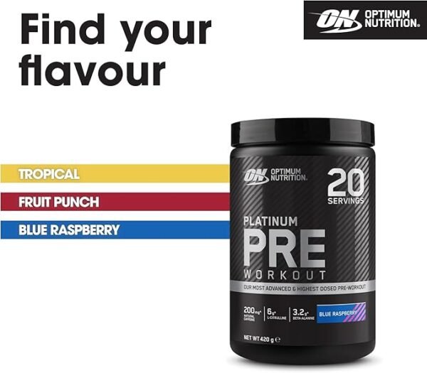 Optimum Nutrition ON Gold Standard Pre-Workout Advanced with l-Citrulline, Beta-Alanine and Caffeine,