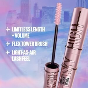 Maybelline New York Lash Sensational Sky High Mascara, 7 ml, Shade: 01, Black