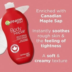 Garnier Body Repair Body Lotion Dry Skin, 3600540299277, Maple, 400 Ml, Pack Of 1