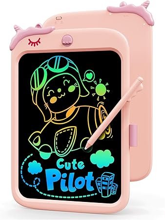 KOKODI Kids Toys for 3 4 5 6 Years Old Girls Boys Unicorn Gifts, 10 Inch LCD Writing Tablet Toddler Drawing Board,