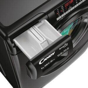 Candy Smart Pro Inverter 9 kg 1600rpm Washing Machine Black