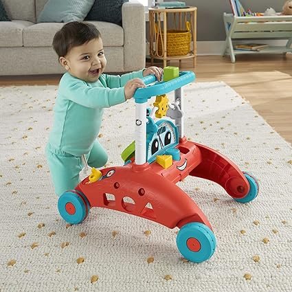 Fisher-Price 2-Sided Steady Speed Baby Walker Push Along