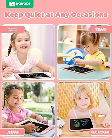 KOKODI Kids Toys for 3 4 5 6 Years Old Girls Boys Unicorn Gifts, 10 Inch LCD Writing Tablet Toddler Drawing Board,