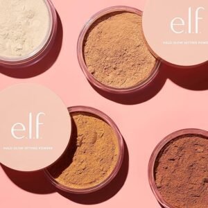 e.l.f., Halo Glow Setting Powder, Silky, Weightless, Blurring, Smooths, Minimizes Pores and Fine Lines