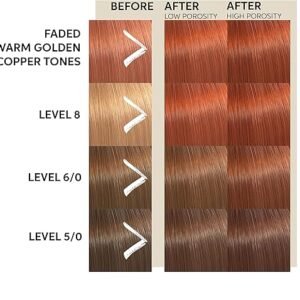 Wella Professional Color Fresh Mask | Temporary Color Refresh Treatment |Semi-Permanent Hair Dye | Wash Out Colour |150ml | Copper Glow