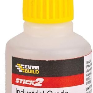 Everbuild Stick2 General Purpose Superglue – Industrial Grade – High Strength – Rapid Setting – Clear – 50g