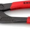 Knipex Cobra® High-Tech Water Pump Pliers grey atramentized, with non-slip plastic coating 180 mm 87 01 180
