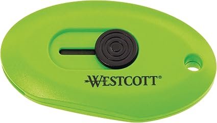 Westcott Mini Utility Ceramic Safety Blade Cutter - Green