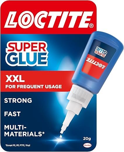 Loctite Super Glue 20g, All Purpose Liquid Adhesive for Repairs, Super Strong Clear Glue for Various Materials, Superglue for Precise Repairs, 1 x 20g