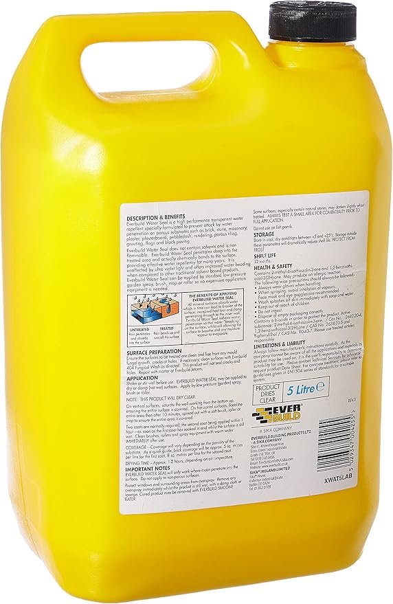 Everbuild 402 Water Seal – High Performance – Water Repellant – 5 Litre