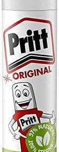 Pritt Glue Stick, Safe & Child-Friendly Craft Glue for Arts & Crafts Activities, Strong-Hold adhesive for School & Office Supplies, 5x11g Pritt Stick