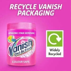 Vanish Oxi Action 3 Pack of Gold Powder Fabric Stain Remover Vibrant (1kg)