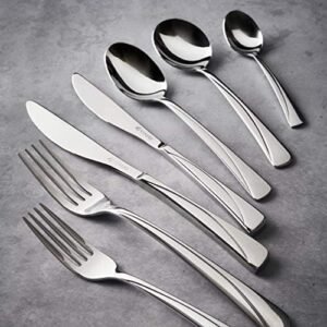 Viners Angel Cutlery Set - Elegant Mirror Polished Flatware Gift Box with 25 Year Guarantee, 24 Piece