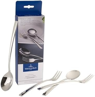Villeroy & Boch - Daily Line Specials Spaghetti Set, 4 pt., cutlery set consisting of spoon and fork, stainless steel, 265x85x30mm, dishwasher safe
