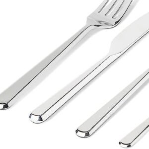 Alessi BG02S24 Amici Cutlery Set 24 Pieces, 18/10 Stainless Steel, Silver