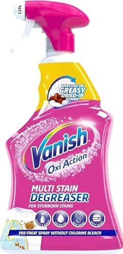 Vanish Gold Oxi Action Multi Stain Degreaser for Stubborn Stains, 950ml| Pre-Treat Trigger Spray | 30 Seconds Stain Removal | For Colours and Whites | Pack of 1